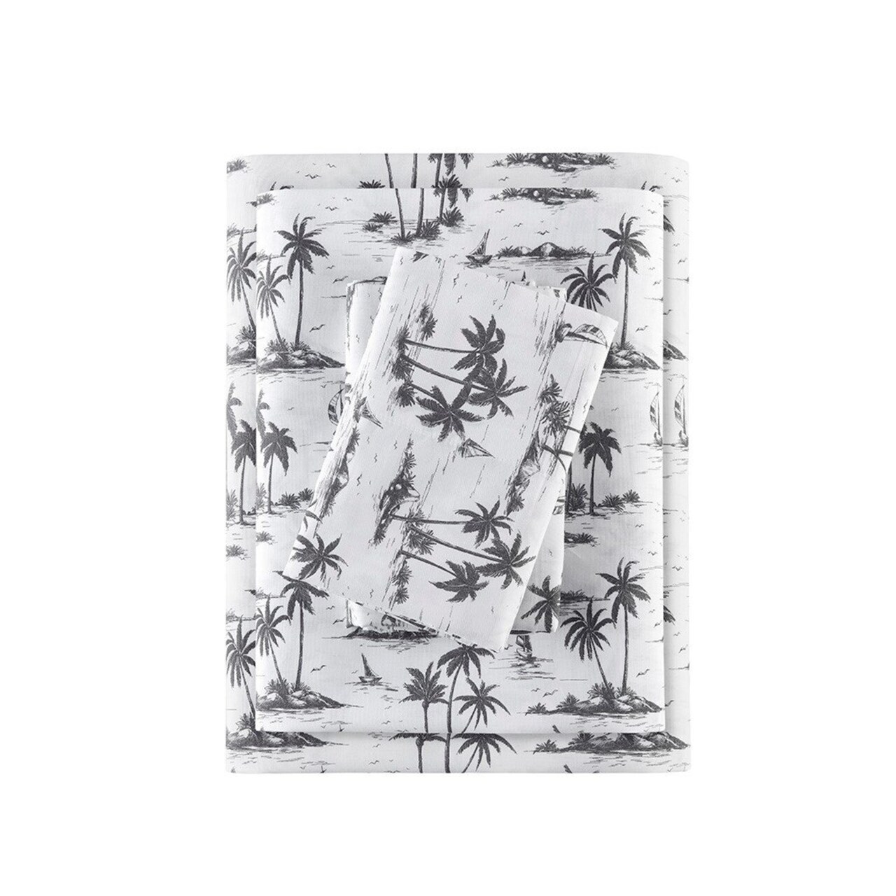 Gracie Mills Esme Breathable Printed Cotton Percale Sheet Set - Grace-15323
